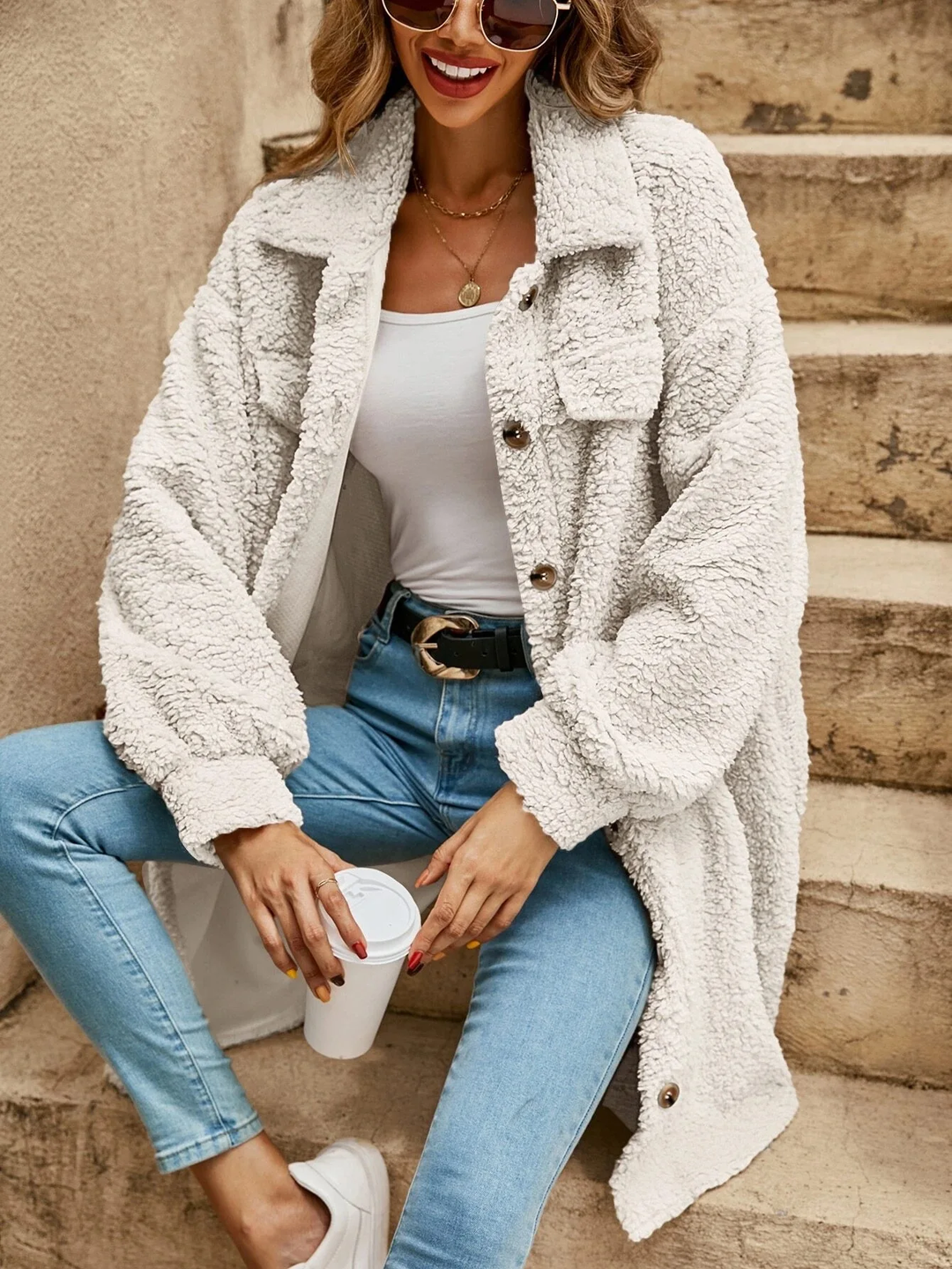 AMIE | Cozy Fleece Coat