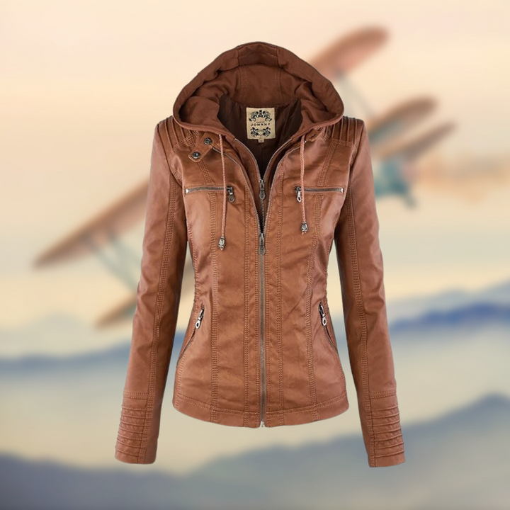 KAROL | Elegant Leather Jacket