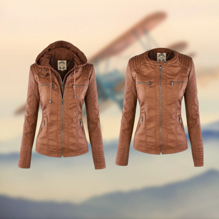 KAROL | Elegant Leather Jacket