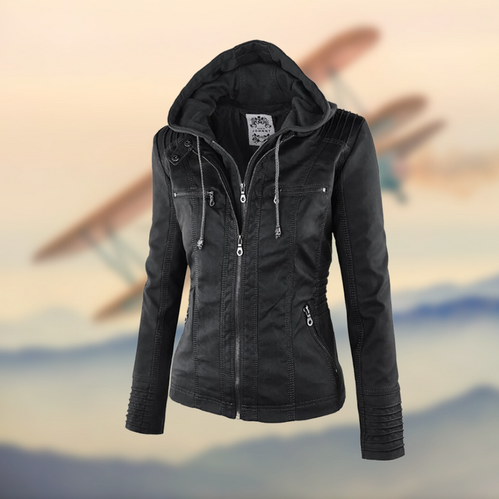 KAROL | Elegant Leather Jacket