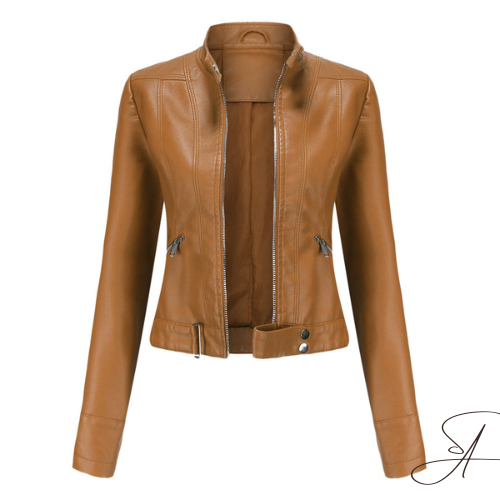 LINDA | Elegant Leather Jacket