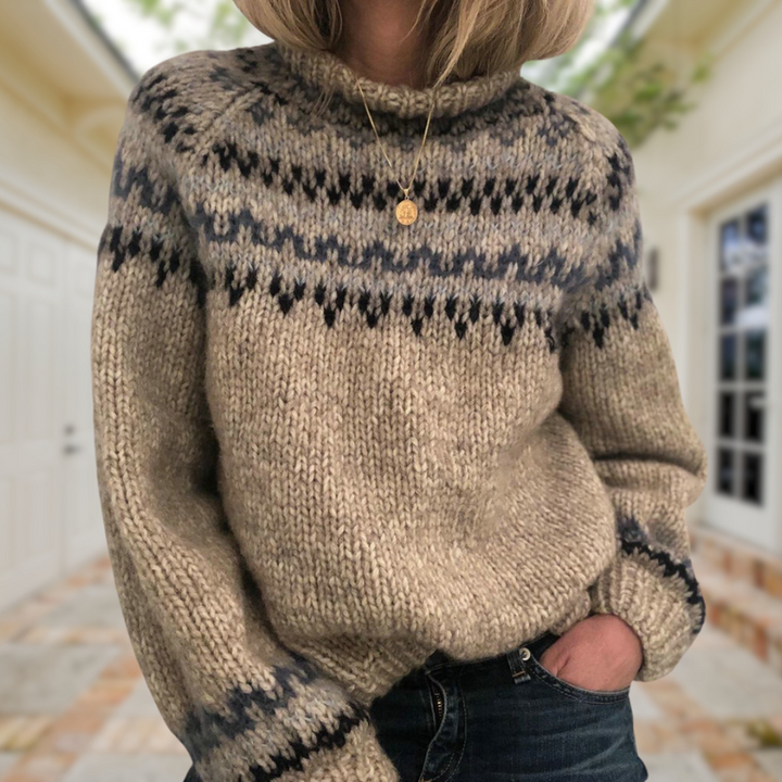 FRANCES | Patterned sweater