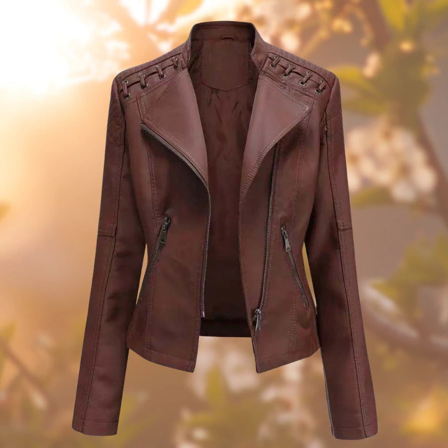 KEILI™ | Women's leather jacket