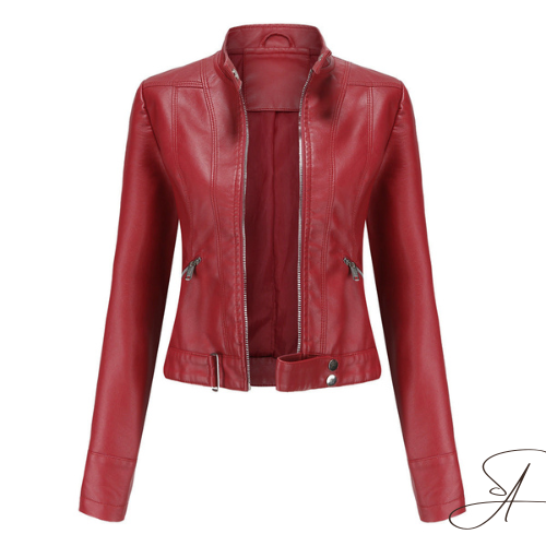 LINDA | Elegant Leather Jacket