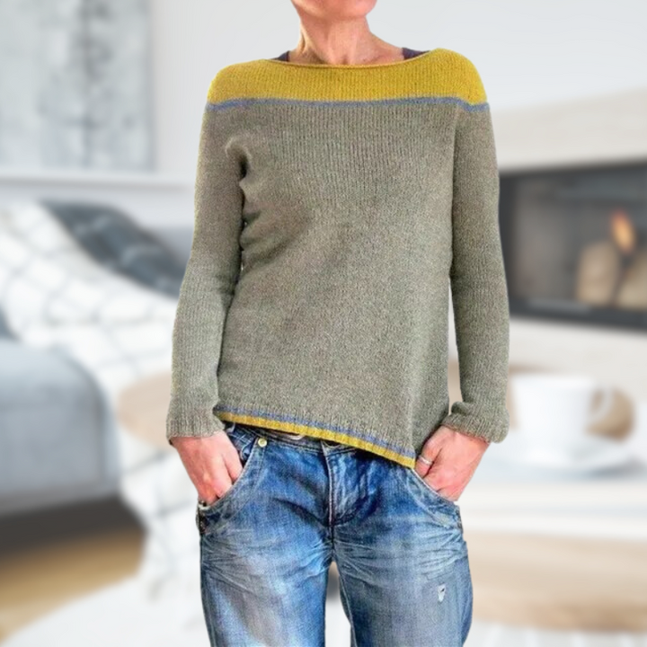 AMBRA | KNITTED CREW NECK JUMPER