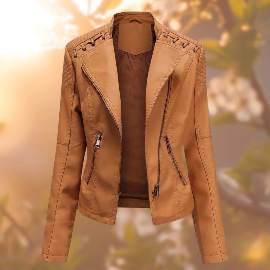 KEILI™ | Women's leather jacket