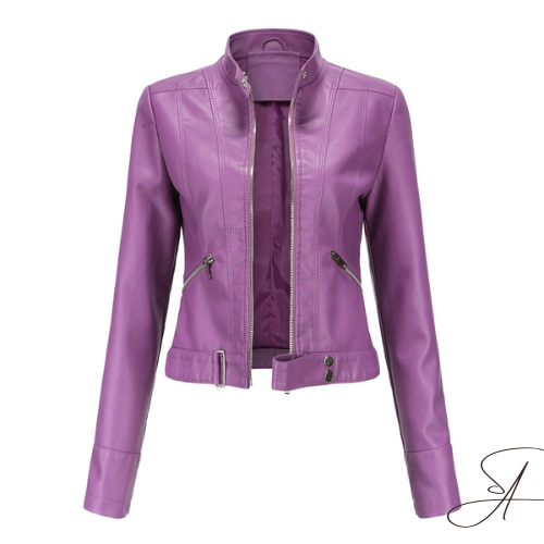 LINDA | Elegant Leather Jacket