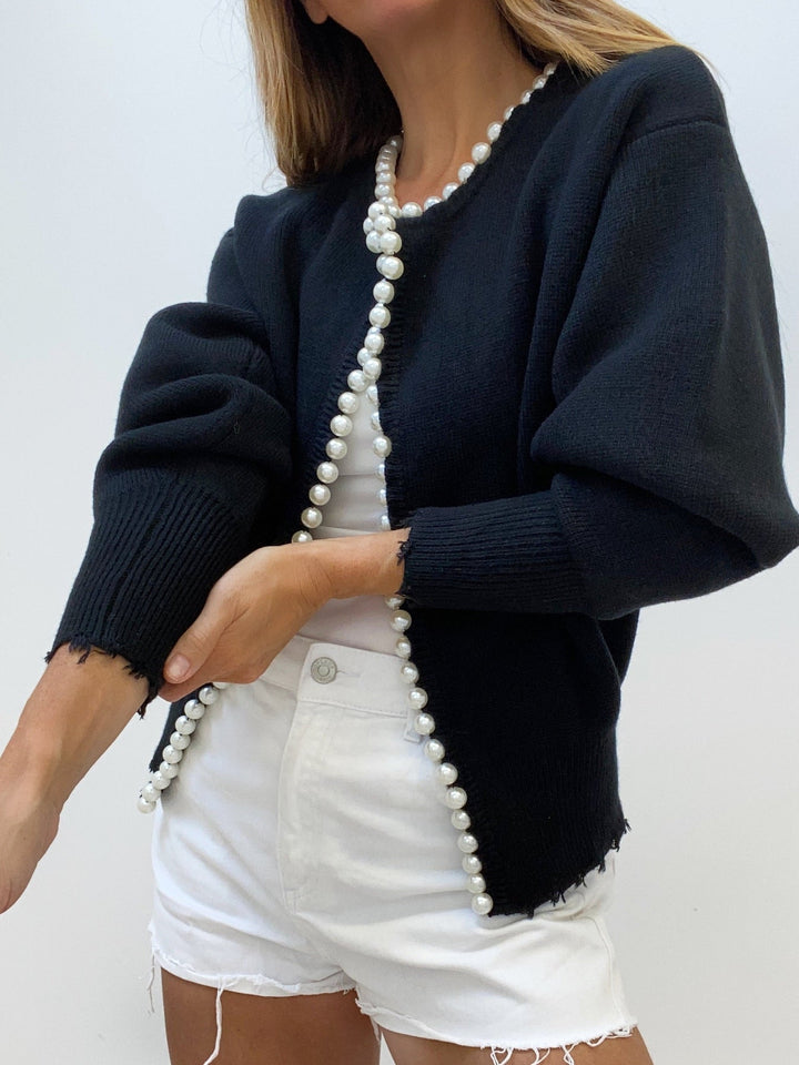 MADDY | Cardigan with pearls