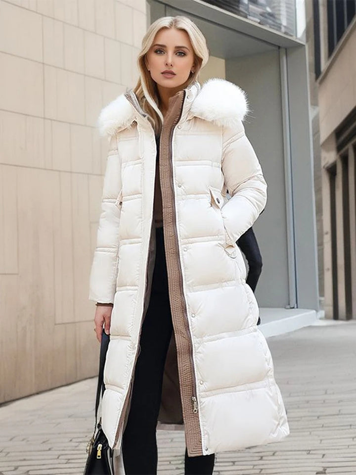 LENA | Fur Down Coat