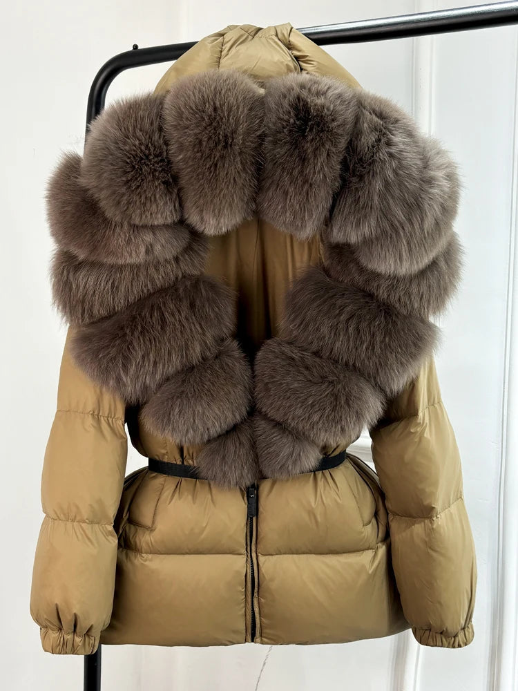 AMY | Fur Hooded Down Coat