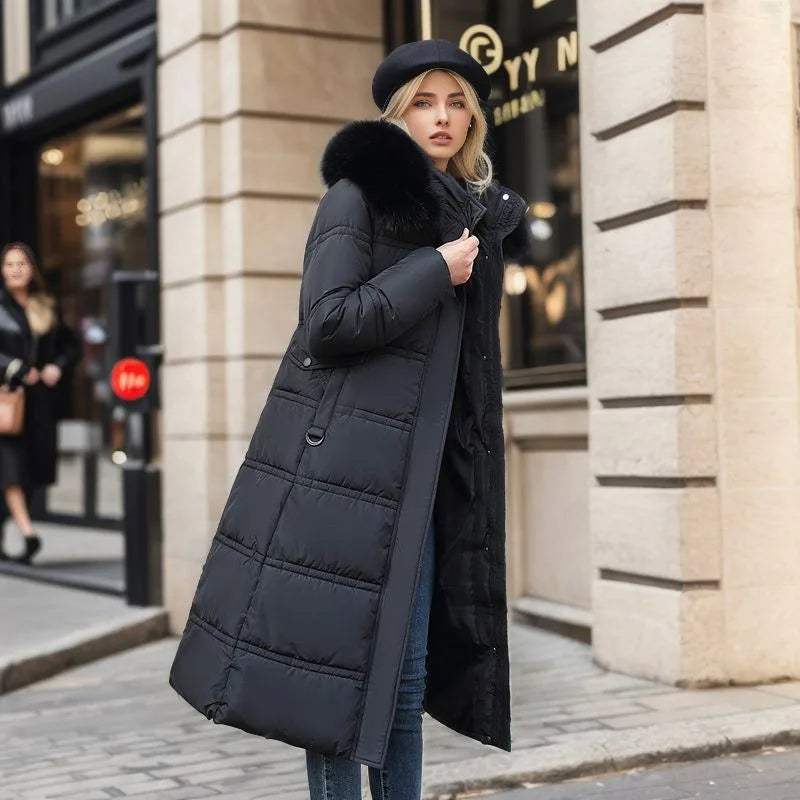 LENA | Fur Down Coat