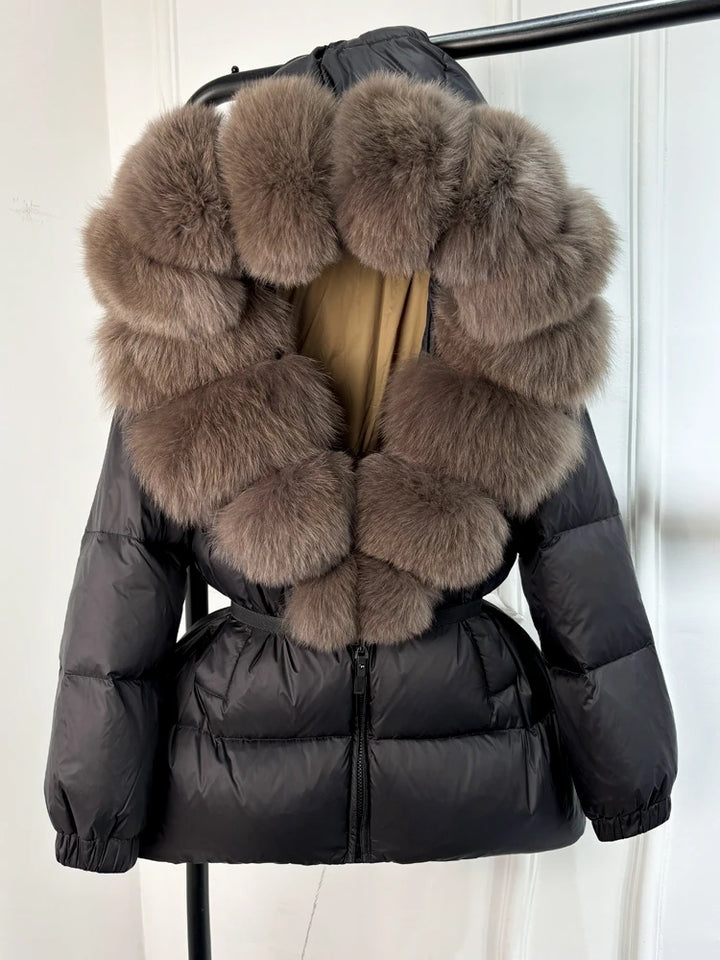 AMY | Fur Hooded Down Coat