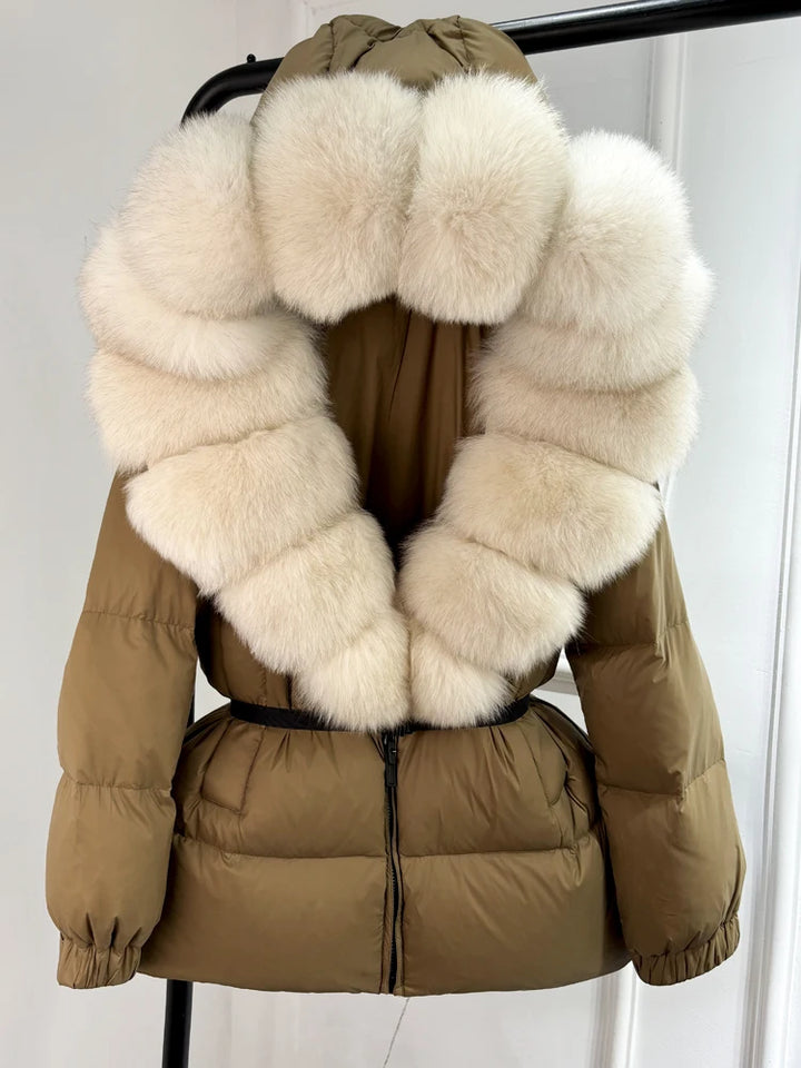 AMY | Fur Hooded Down Coat