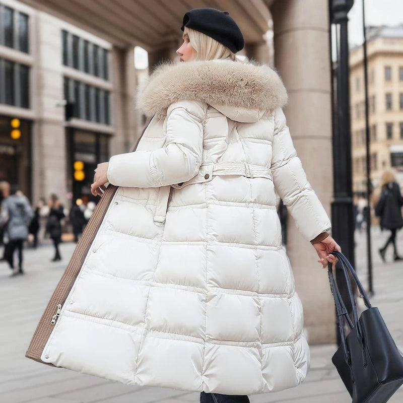 LENA | Fur Down Coat