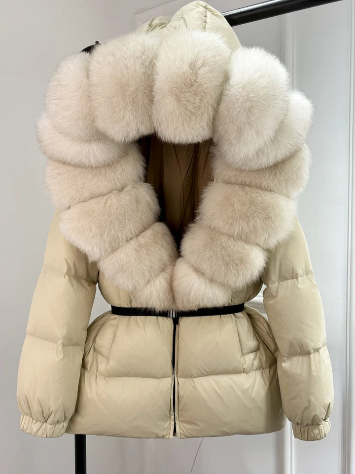 AMY | Fur Hooded Down Coat