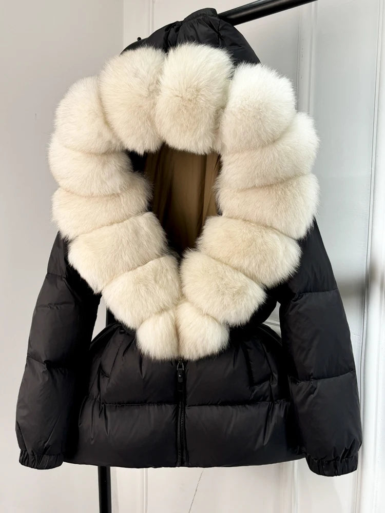 AMY | Fur Hooded Down Coat