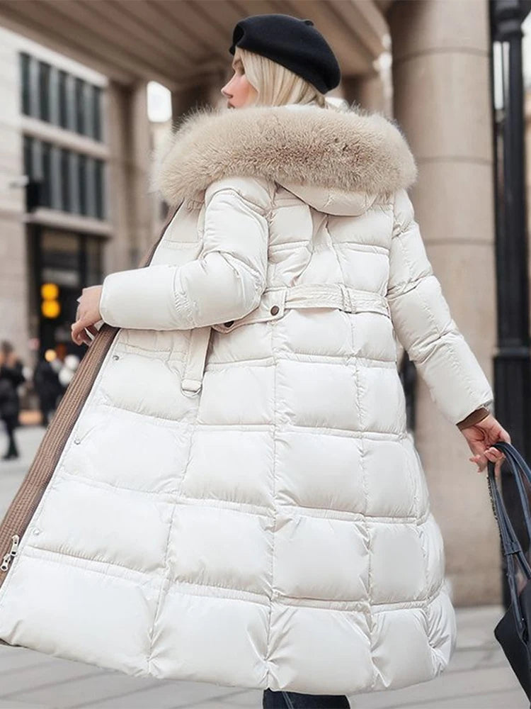 LENA | Fur Down Coat