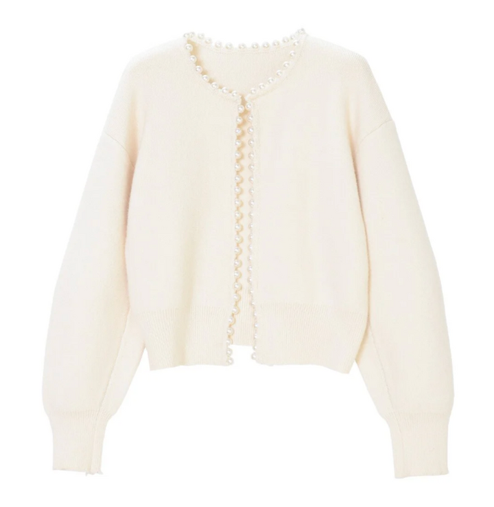 KATE | Chic Pearl Cardigan