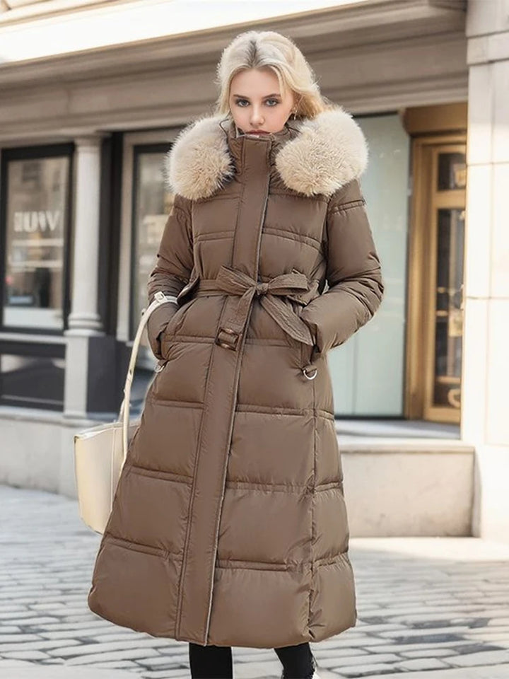 LENA | Fur Down Coat